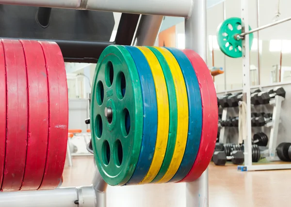Barbell plates — Stock Photo, Image