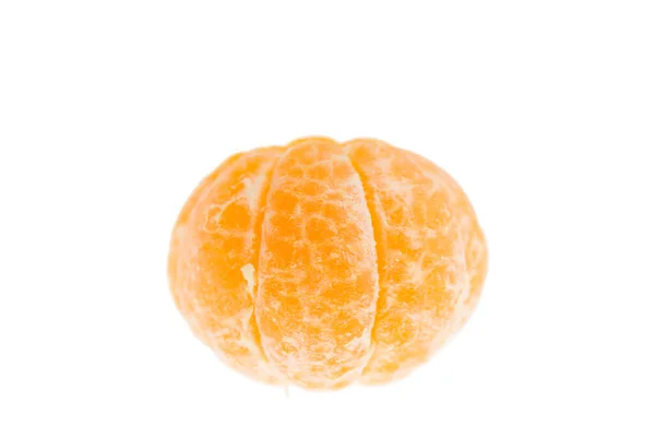 Mandarine Isolée Sur Fond Blanc — Photo