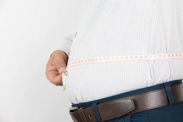 Close Man Belly — Stock Photo, Image