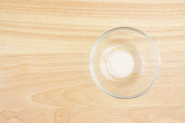 Empty Bowl Wooden Table — Stock Photo, Image