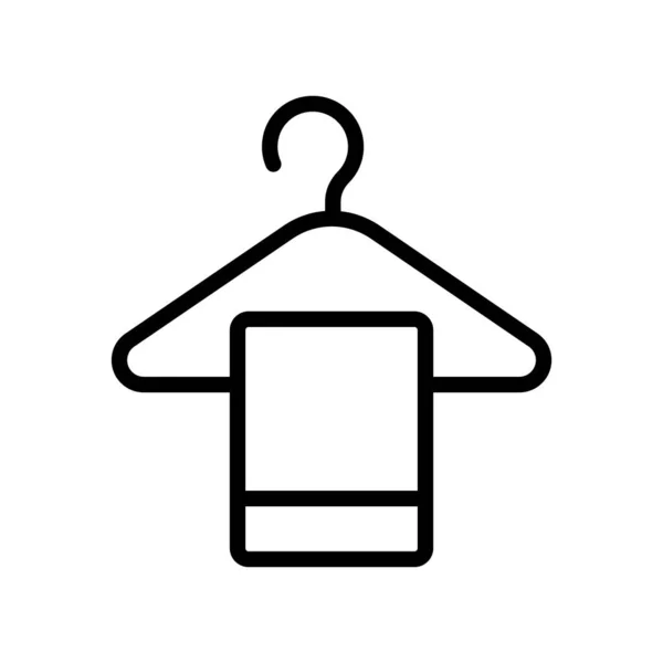 Das Symbol Für Saubere Handtuchschnur Einfaches Design Editierbar Designschablonen Vektor — Stockvektor