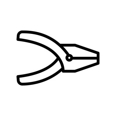 Kerpeten çizgisi simgesi. Basit dizayn edilebilir. Şablon vektörü tasarla