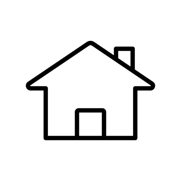 House Line Icon Simple Design Editable Design Template Vector — Stock Vector