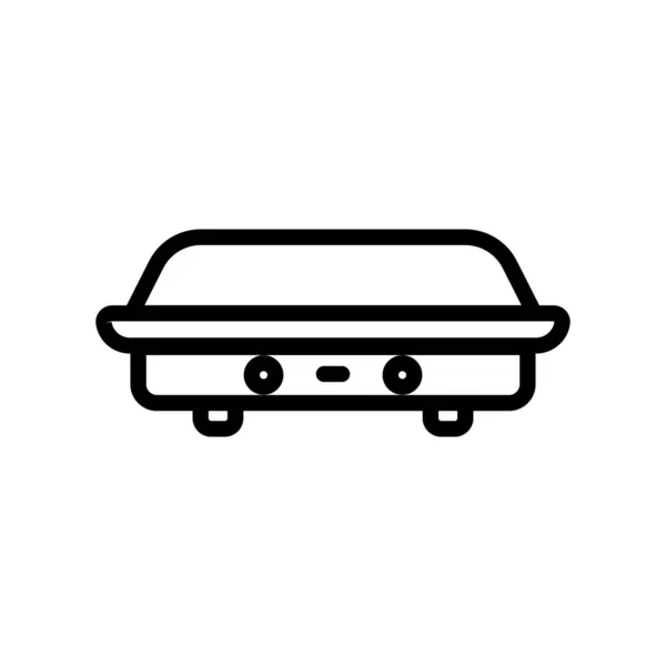 Icône Voiture Style Icône Ligne Adapté Symbole Transport Conception Simple — Image vectorielle