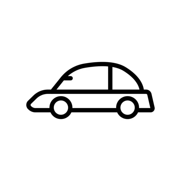 Auto Ikone Zeilensymbolstil Geeignet Für Transportsymbol Einfaches Design Editierbar Designschablonen — Stockvektor