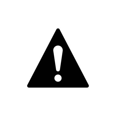 Ünlem işareti simgesi. Uyarı sembolü ve bildirim için uygun. çizgi simgesi tarzı. Basit dizayn edilebilir. Şablon vektörü tasarla