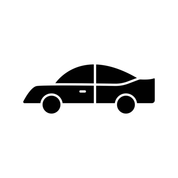 Auto Symbol Vektor Geeignet Für Transportsymbol Solider Ikonenstil Einfaches Design — Stockvektor
