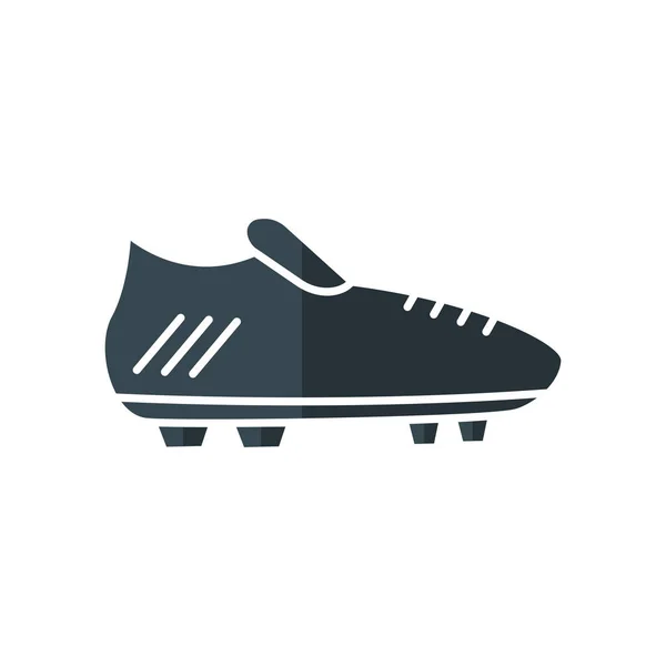 Zapatillas Fútbol Vector Icono Adecuado Para Símbolo Fútbol Deporte Estilo — Archivo Imágenes Vectoriales