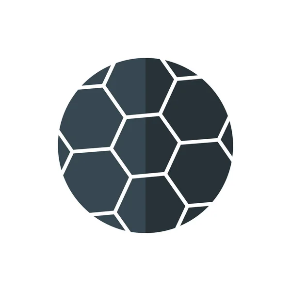 Ball Symbol Vektor Geeignet Für Sport Symbol Fußball Flacher Ikonenstil — Stockvektor