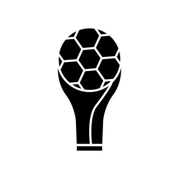 Cup Icon Vector Suitable Soccer Champion Symbol Winner Sport Solid — Stockvektor