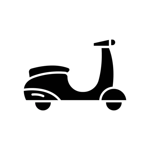 Scooter Icône Vecteur Transport Transport Terrestre Style Icône Solide Glyphe — Image vectorielle