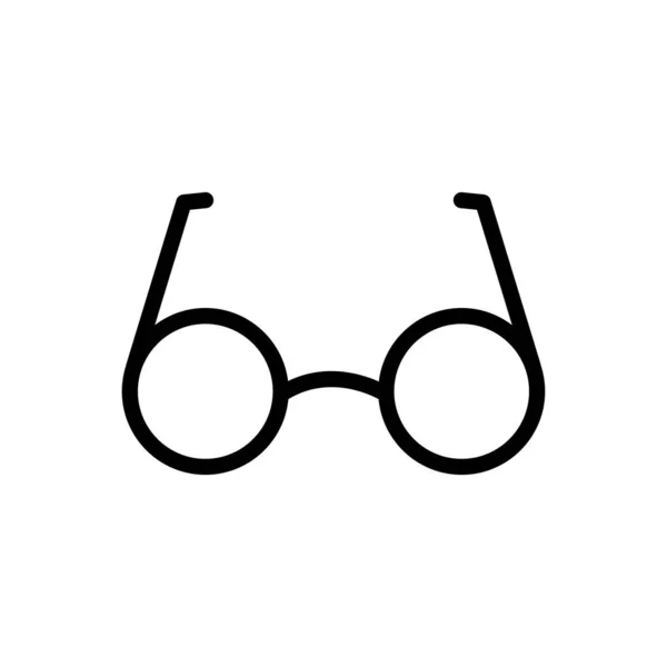 Icono Gafas Adecuado Para Icono Accesorios Estilo Icono Línea Diseño — Vector de stock