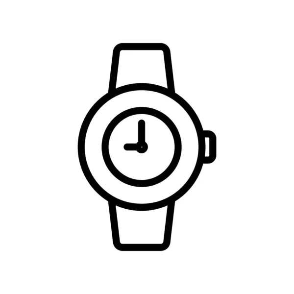 Watch Icon Suitable Accessories Icon Line Icon Style Simple Design — Image vectorielle