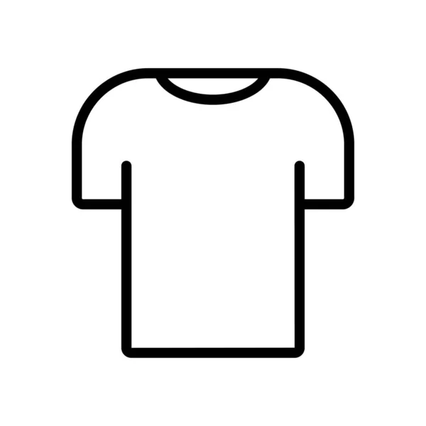 Shirt Icon Suitable Clothes Icon Line Icon Style Simple Design — 스톡 벡터