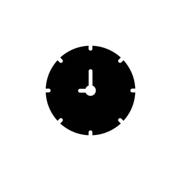 Clock Icon Suitable Entrepreneur Icon Business Solid Icon Style Glyph — 스톡 벡터