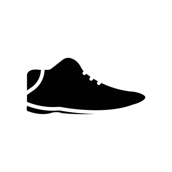 Shoes Icon Suitable Accessories Icon Solid Icon Style Glyph Simple — Vetor de Stock