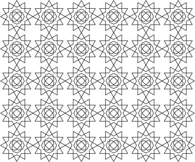 Vector seamless pattern. Pentagon Pattern Background Geometric Design Elements. Line style design. simple design editable