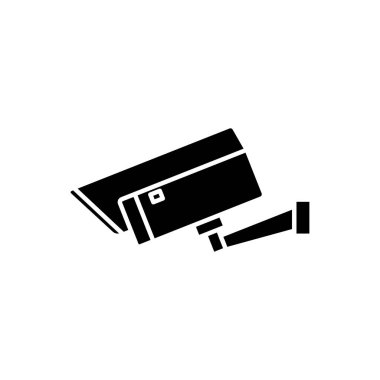CCTV icon. Icon related to electronic, technology. Solid icon style, glyph. Simple design editable