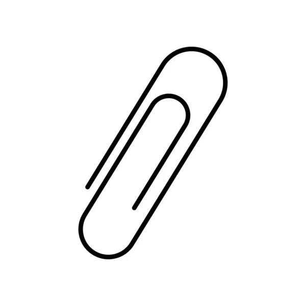 Paper Clip Icon Icon Related School Supplies Education Line Icon — ストックベクタ