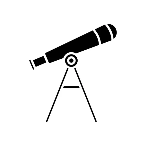 Microscope Icon Icon Related Education Glyph Icon Style Solid Simple —  Vetores de Stock