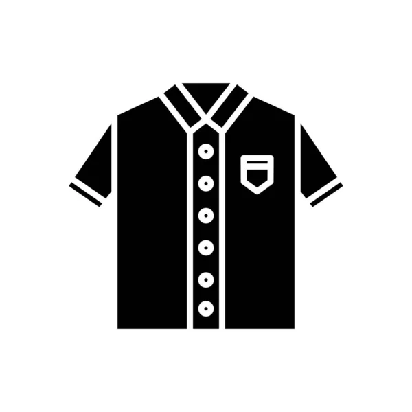 School Uniforms Icon Icon Related School Supplies Education Glyph Icon — Image vectorielle