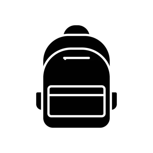 School Bag Icon Icon Related School Supplies Education Glyph Icon — Vector de stock