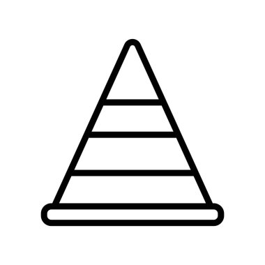 Roadblock icon. icon related to construction, labor day. Line icon style. Simple design editable