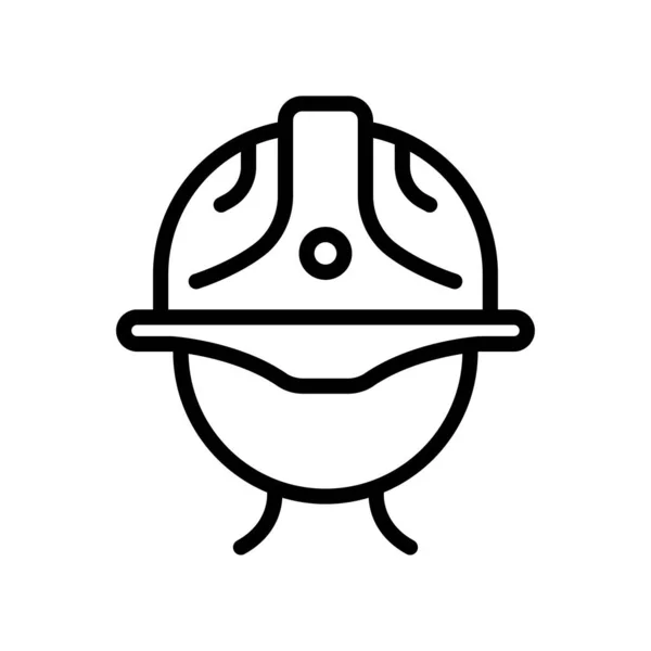 Head Foreman Icon Icon Related Construction Labor Day Line Icon — 图库矢量图片