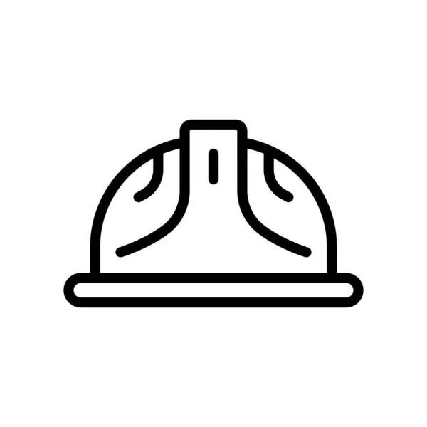 Foreman Hard Hat Icon Icon Related Construction Labor Day Line — Stockvector