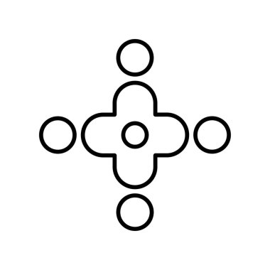 Infinity people icon. icon related to discussion, business. line icon style. Simple design editable