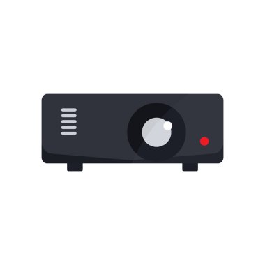 Projector icon. Icon related to electronic, technology. Flat icon style. Simple design editable