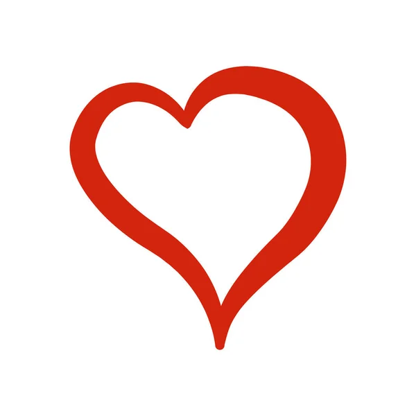 Heart Line Icon Illustration Simple Design Editable Design Vector — Stock Vector