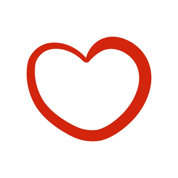 Heart Line Icon Illustration Simple Design Editable Design Vector — Stock Vector