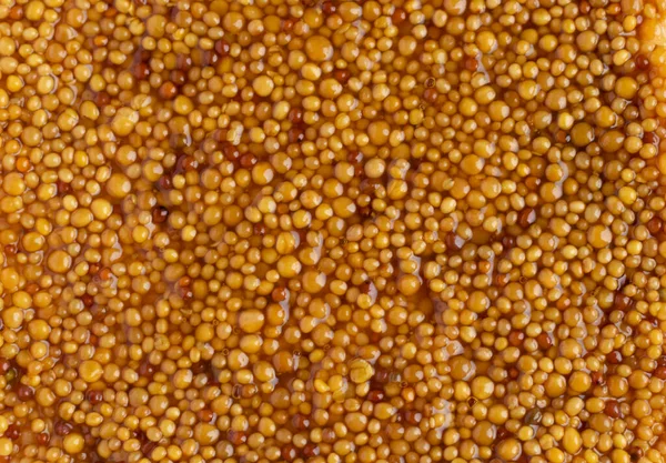 Background Whole Seeds Mustard French Mustard — Fotografia de Stock