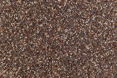 Arka plan olarak Chia tohumları deseni. Sağlıklı süper yiyecekler.