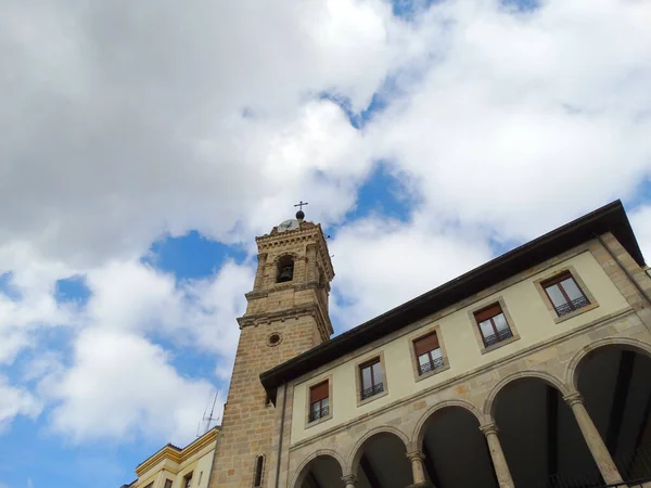 Architektura Starego Miasta Vitoria Gasteiz Hiszpanii — Zdjęcie stockowe
