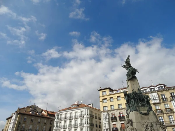 Plaza Del Centro Vitoria Gasteiz España —  Fotos de Stock