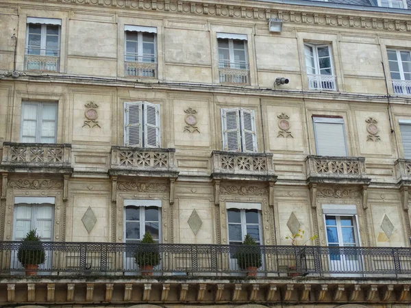 Architektur Frankreich Klassisches Fassadengebäude — Stockfoto