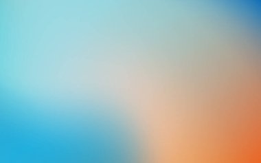 Pastel havalı gradyan mavi ve turuncu arka plan. Vektör illüstrasyonu 