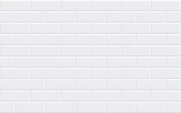 Beyaz tuğlalı arka plan. Soyut geometrik dikişsiz desen tasarımı. Vektör çizimi. Bölüm 10