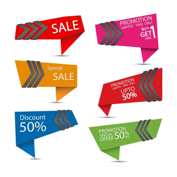 Set of special offer labels. — Stock Vector