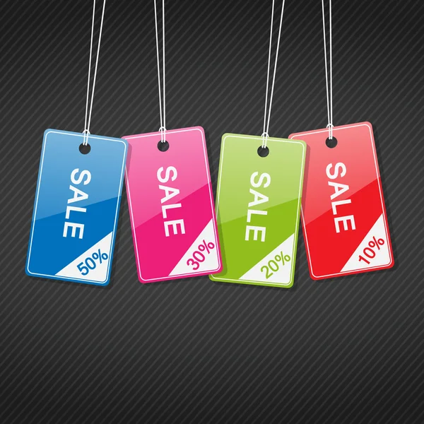Tags for sale. — Stock Vector