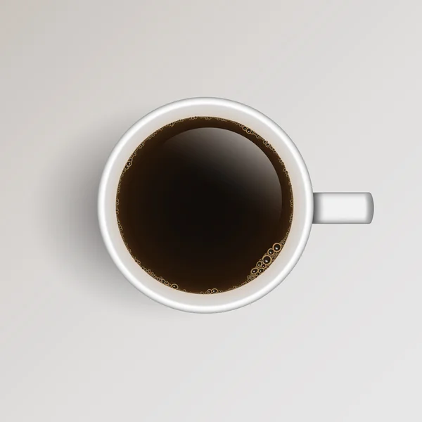 Taza de café — Vector de stock