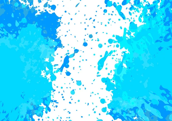 Abstrakt Vektor Farbe Blau Farbe Spritzer Design Hintergrund Illustration Vektor — Stockvektor