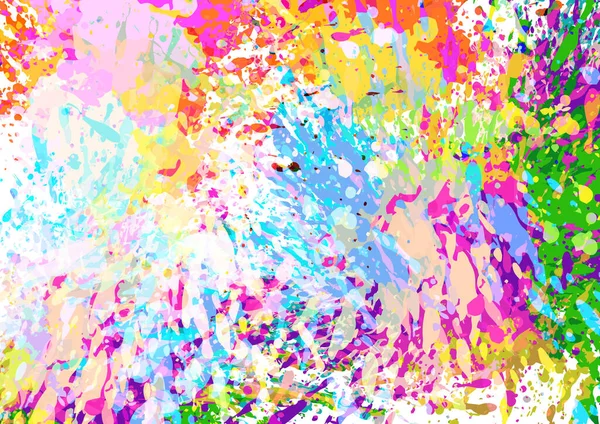 Абстрактний Векторний Колір Фарби Фарбування Фону Дизайну Ілюстрація Векторний Дизайн — стоковий вектор