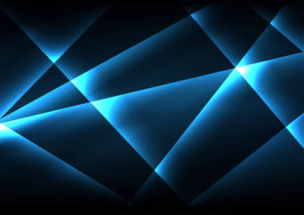 抽象的なベクトル幾何学と背景デザインのための暗い空間上の形状の背景オーバーレイ層 イラストベクトルデザインの背景 — ストックベクタ