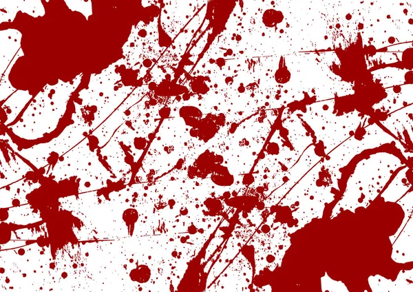 Abstrakter Vektor Splatter Rote Farbe Isolierte Hintergrunddesign Illustrationsvektordesign — Stockvektor