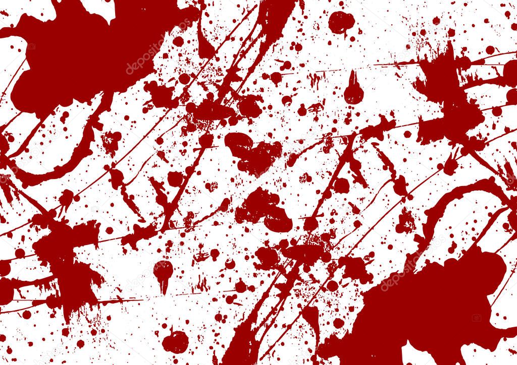 Abstract vector splatter red color isolated background design. illustration vector design.