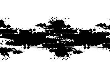 vector grunge ink splatter background. splash ink black color element with a space for your text. illustration vector design background