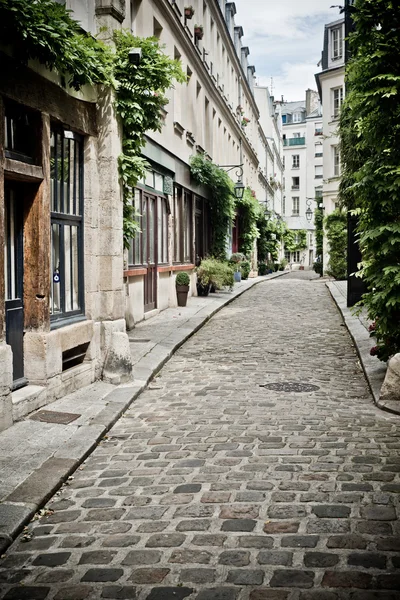 Straße mit Kopfsteinpflaster — Stockfoto